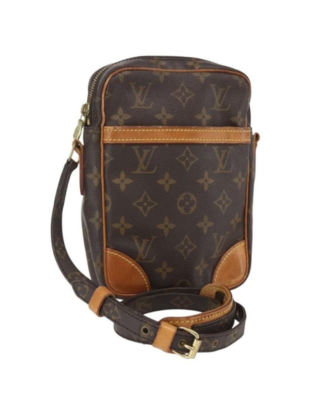 Authentic LOUIS VUITTON Monogram Danube Shoulder Bag M45266 LV